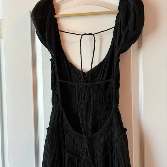 Free People Feeling Bonita Midi Dress in Black - Picture 6 of 6